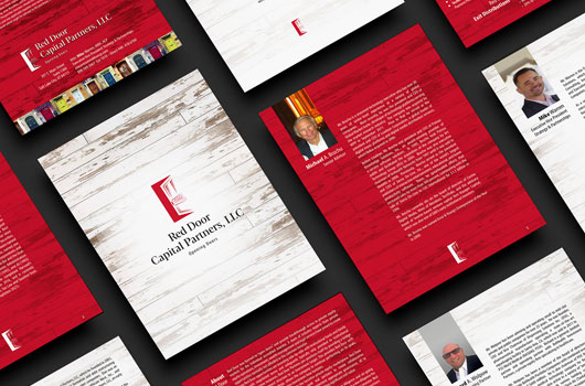 Red Door Brochure Design - Print Design