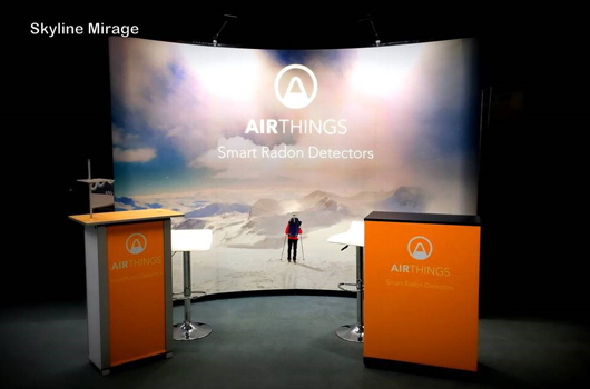 AirThings trade show booth design