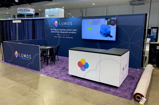 Lumos AACC trade show booth design