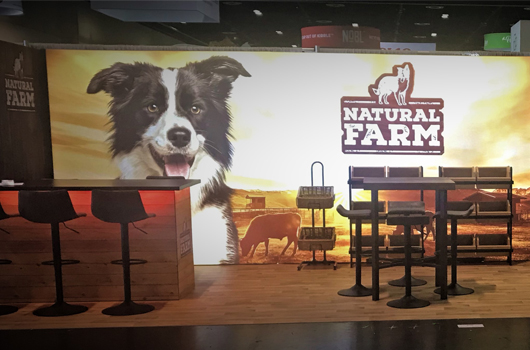 Natural Farm Trade show booth design