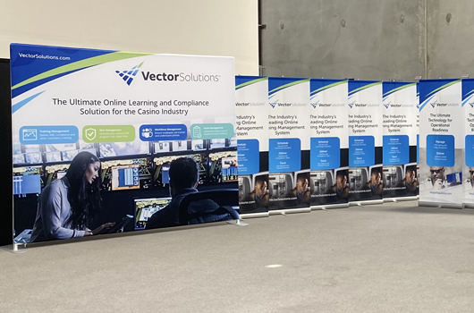 Vector Solutions Trade show Booth Design